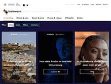 Tablet Screenshot of brainwash.nl